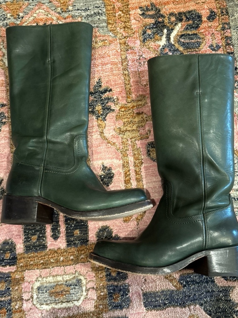 Frye Campus Boots Forest Green